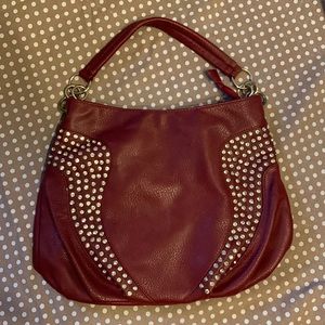 LaTique deep red bag